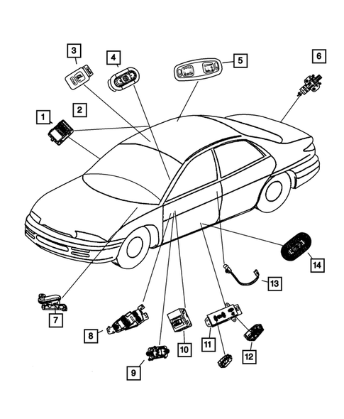 Switches for 2002 Chrysler Concorde #0