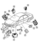5093774AA - : Antilock Brake Control Uni for Chrysler: Sebring | Dodge: Stratus Image