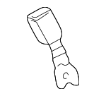 73230AC020E0 - Electrical: Buckle for Toyota Image