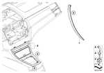 51413414395 - Retrofitting / Conversion / Accessories: Fixing Clamp for BMW Image