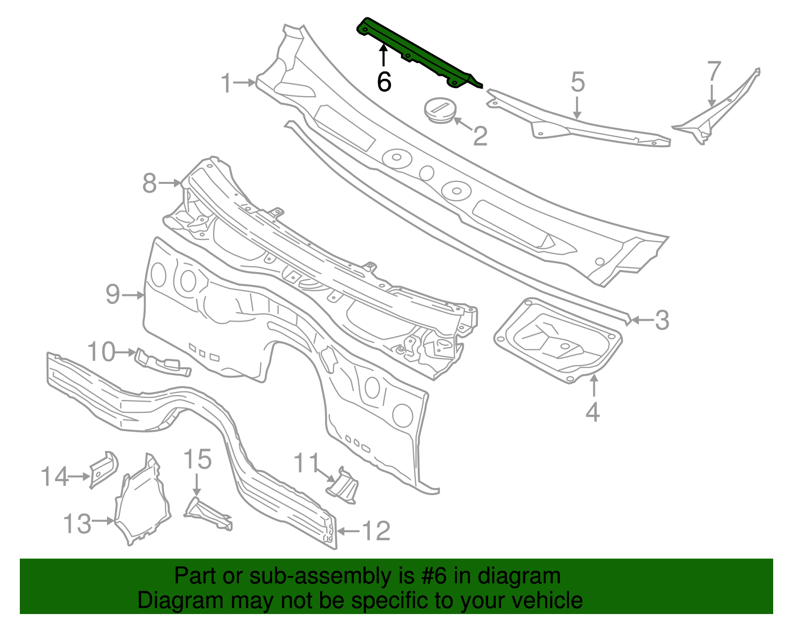 Upper Cover - BMW (51712993433)