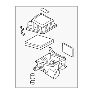 281102G500 - : Air Cleaner Assembly for Kia: Optima Image