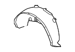 1C0810972K - : Fender Liner for Volkswagen: Beetle Image