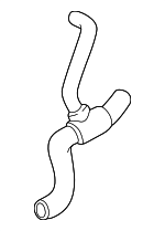 22647232 - Cooling System: Lower Hose for Chevrolet: Malibu | Oldsmobile: Alero, Cutlass | Pontiac: Grand Am Image