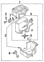 2728040U11 - : Evaporator Core for Nissan Image