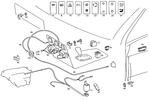 1248206610 - Electrical System: Switch for Mercedes-Benz Image