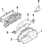 MR216185 - : Temp Gauge for Mitsubishi Image