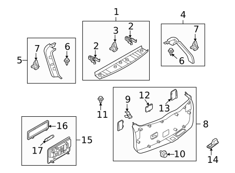 Interior Trim for 2011 Mazda CX-9 #0