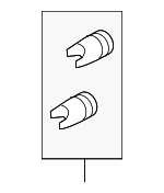 5Q0819454 - HVAC: Coupling for Volkswagen: Arteon, e-Golf, Golf, Golf Alltrack, Golf R, Golf SportWagen, GTI, Jetta, Taos, Tiguan Image