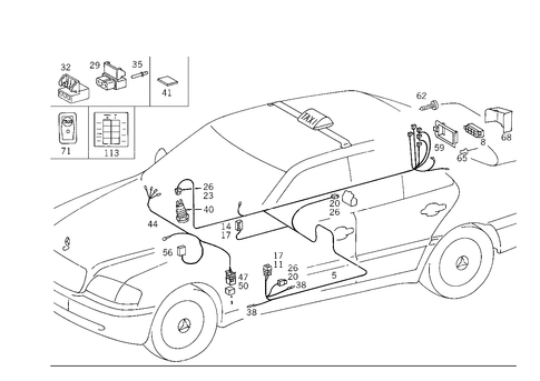 Additional Parts Taxi for 1997 Mercedes-Benz C280 #0