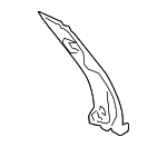 1K1858783B - Body: Instrument Panel Reinforcement for Volkswagen Image