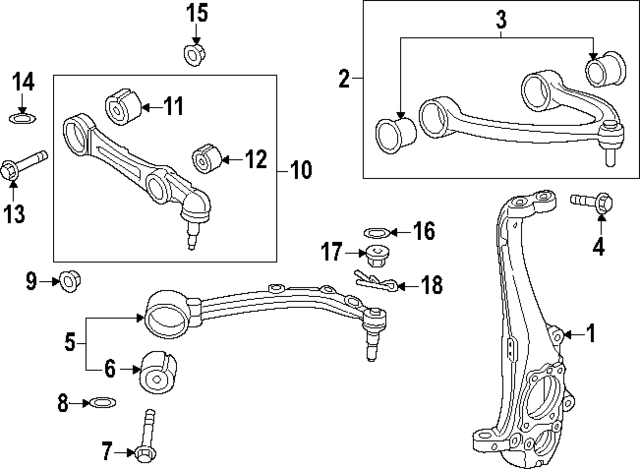 54401T4650 - : Upper Control Arm for Hyundai Image