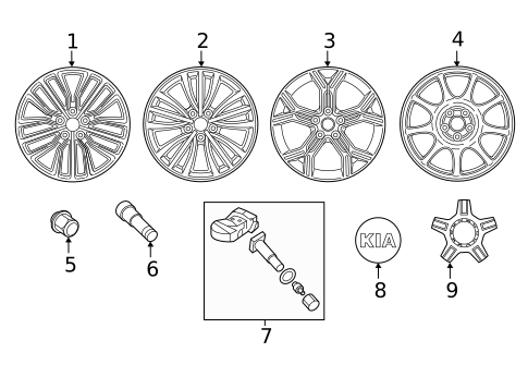 Wheels for 2020 Kia Stinger #0