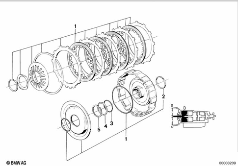 Individual Transmission Parts for 1992 BMW 850Ci #13
