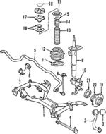 31120304308 - Suspension: Radius Arm Bushing for BMW: 745i, 745Li, 750i, 750Li, 760i, 760Li, Alpina B7 Image