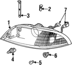 1F2Z14290CA - Electrical: Harness for Ford: Windstar Image