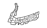 8R0805607B - Electrical: Headlight Mounting Panel for Audi Image