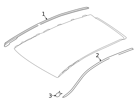 Exterior Trim - Roof for 2019 INFINITI QX30 #1