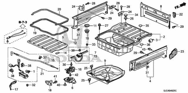 Bed Floor - Cargo for 2011 Honda Ridgeline #0