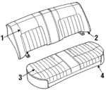 F5AZ5466600CDD - Body: Seat Back Cover for Ford: Crown Victoria | Mercury: Grand Marquis Image