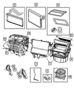 5191347AA - Air Conditioning &amp; Heater: Heater Core for Mopar Image