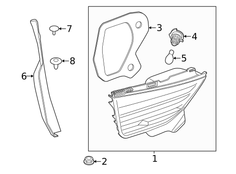 Backup Lamps for 2012 BMW 550i GT xDrive #0
