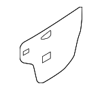 822412K001WK - Body: Water Shield for Kia: Soul Image