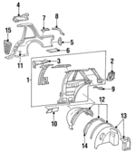 20669740 - Body: Access Cover for Oldsmobile: Cutlass Supreme | Pontiac: Grand Prix Image image