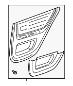 6763053060C0 - Body: Trim Panel Assembly for Lexus: IS300 Image