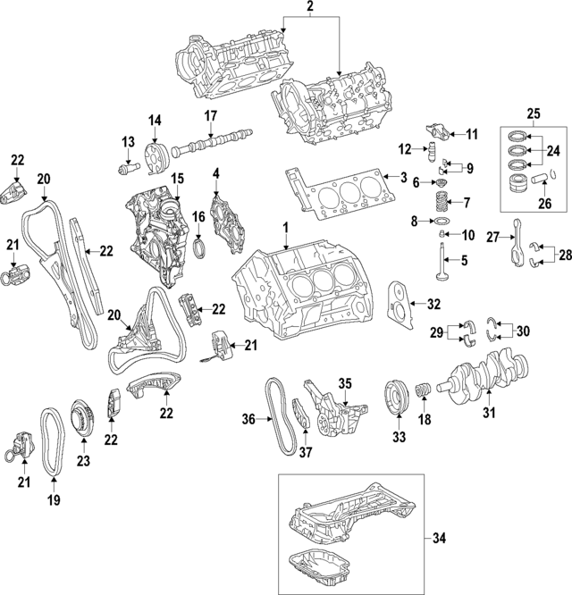 2760100813 - Engine: Cylinder Head for Mercedes-Benz Image