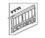 CK4Z6127865F - Body: Rear Panel for Ford Image