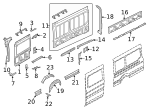 BK3Z6127859A - Body: Rear Extension for Ford Image