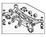 55405B8151 - Suspension: Suspension Cross-member for Hyundai Image