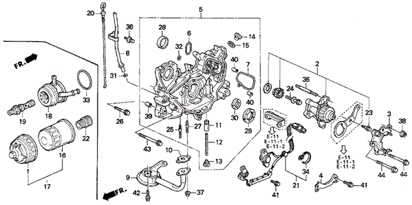 Oil Pump - Oil Strainer for 1995 Honda Prelude #0