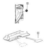 68235718AA - Labels: Child Protection Lock Label, Right for Dodge: Dart | Jeep: Gladiator, Wrangler Image