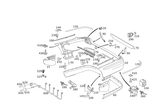 29950277 - Attachment Parts: Line Bracket for Mercedes-Benz Image