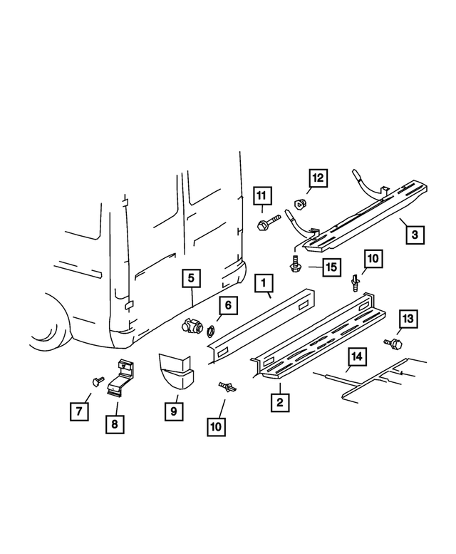 5104543AA - : Fascia Retainer for Mopar Image