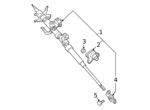 Steering Column Assembly for 2007 Mazda RX-8 #0