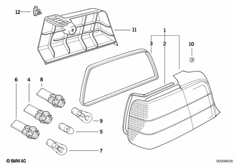 Rear Light for 1998 BMW 328i #0