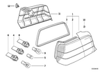 63218353273 - : Tail Light Left for BMW Image