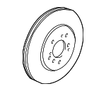 43251SL0010 - : 1991-1996 Acura NSX - Rotor Left, Right for Acura: NSX Image