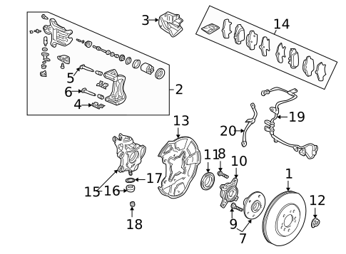 Rear Brakes for 1991 Acura NSX #0