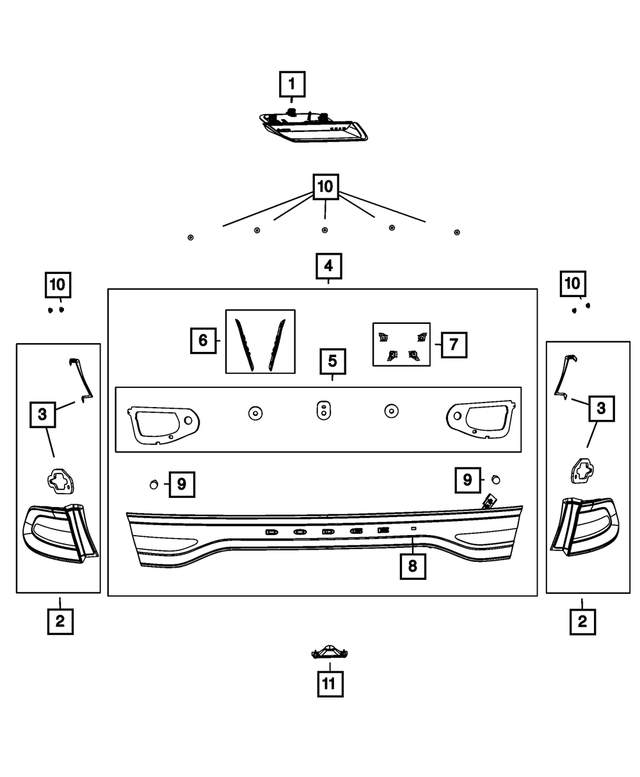68188229AA - Electrical: Applique Side Cover Kit, Left for Mopar Image