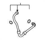 17228644293 - : 2016-2018 BMW 330e - Oil Inlet Tube Bracket for BMW: 330e Image