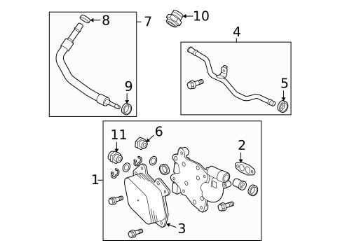 Oil Cooler for 2012 Chevrolet Camaro #0