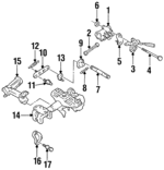 4520560140 - Steering: Upper Housing for Toyota: Land Cruiser Image