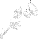 34500CA171 - : Steering Column for Subaru Image