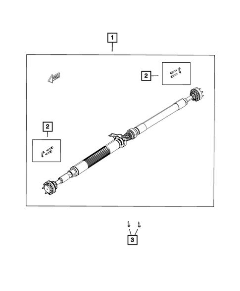 Drive Shaft for 2015 Chrysler 300 #0