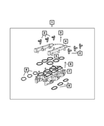 6509390AA - 3.6L Gas; Engine: Hex Flange Head Bolt, Mounting for Chrysler: 200, 300, Pacifica, Town &amp; Country, Voyager | Dodge: Avenger, Challenger, Charger, Durango, Grand Caravan, Journey | Jeep: Cherokee, Gladiator, Grand Cherokee, Grand Cherokee L, Grand Cherokee WK, Wrangler, Wrangler JK | Ram: 1500, 1500 Classic, C/V, ProMaster 1500, ProMaster 2500, ProMaster 3500 Image