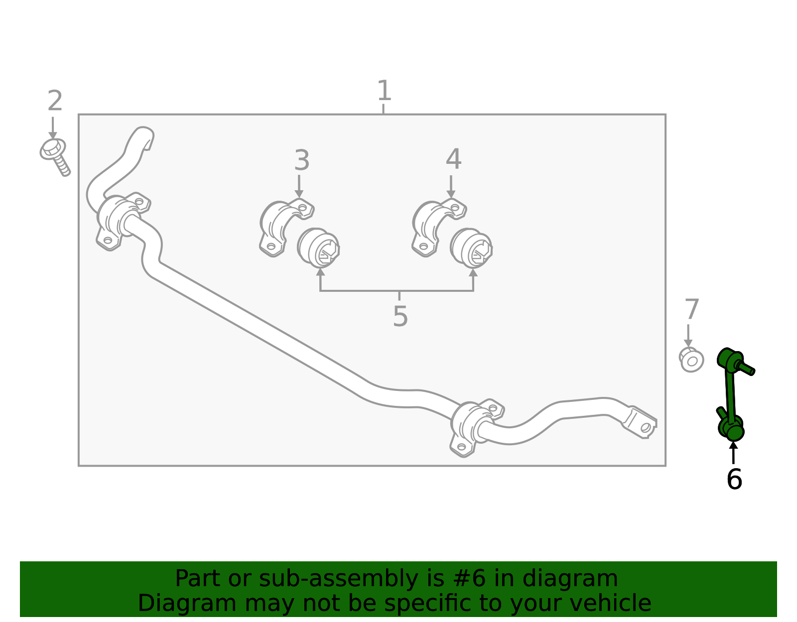 54840-B1500 - Stabilizer Link 2019-2020 Kia K900 | Kia.Parts Store